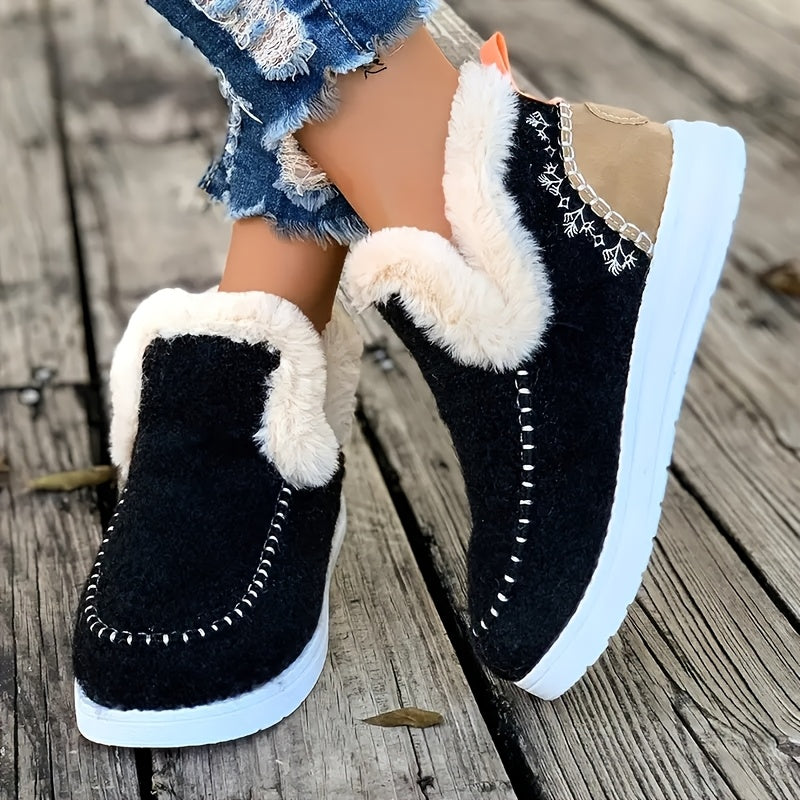 ❄️Christmas Day Sale OFF❄️ - Kickly Orthopedic Fleece Slip-On Boots