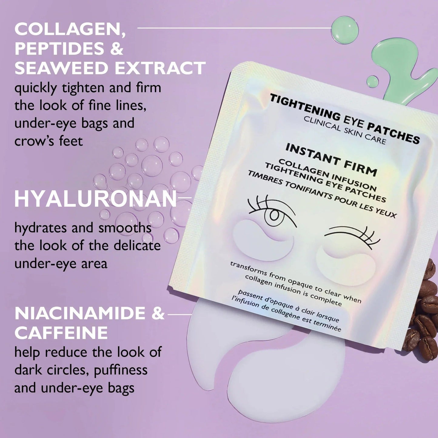 🔥【Official Brand Store】Skavix Instant Collagen Tightening Eye Patches