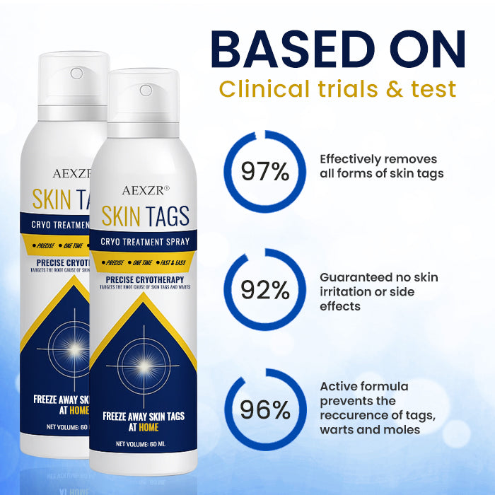 AEXZR® Skin Tag Cryo Treatment Spray🧊 Precision Cryo-Tech: Freezes Away Skin Tags & Warts in Seconds – No Blades, No Pain.