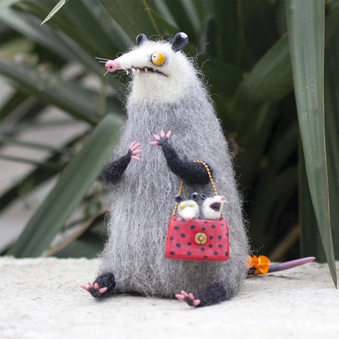 🔥Hot Sale 49% OFF🌟🐭👀Handmade Wool Felt Big-Eyed Panicked Weirdo — Quirky Plush Pal🧶