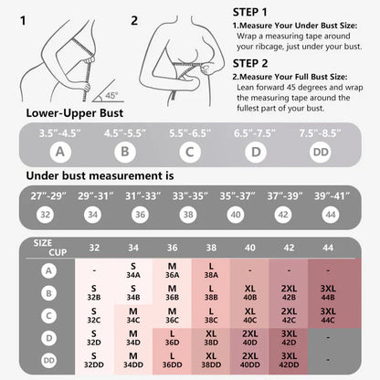 ❤️Women’s Wireless Deep V Push-Up Bralette — Ultra-Comfortable T-Shirt Bra