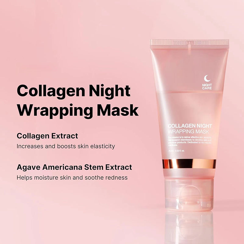 🔥Limited Time Offer🔥Collagen Overnight Wrapping Peel Off Facial Mask-Cs