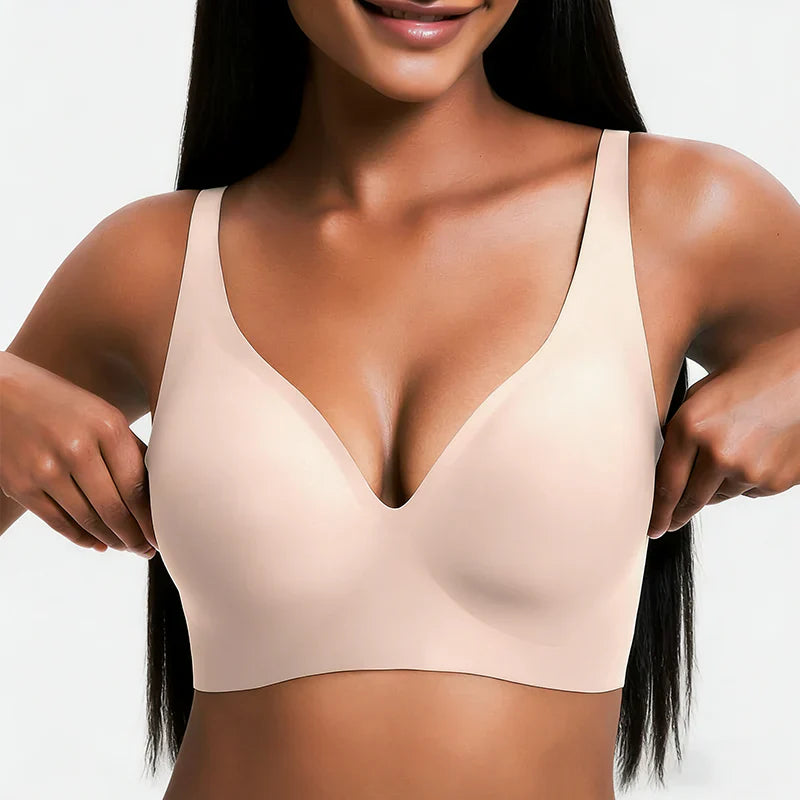 ❤️Women’s Wireless Deep V Push-Up Bralette — Ultra-Comfortable T-Shirt Bra