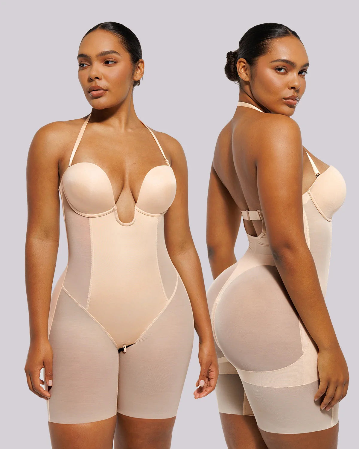 MeshSmootieh™ Deep Plunge Bodysuit