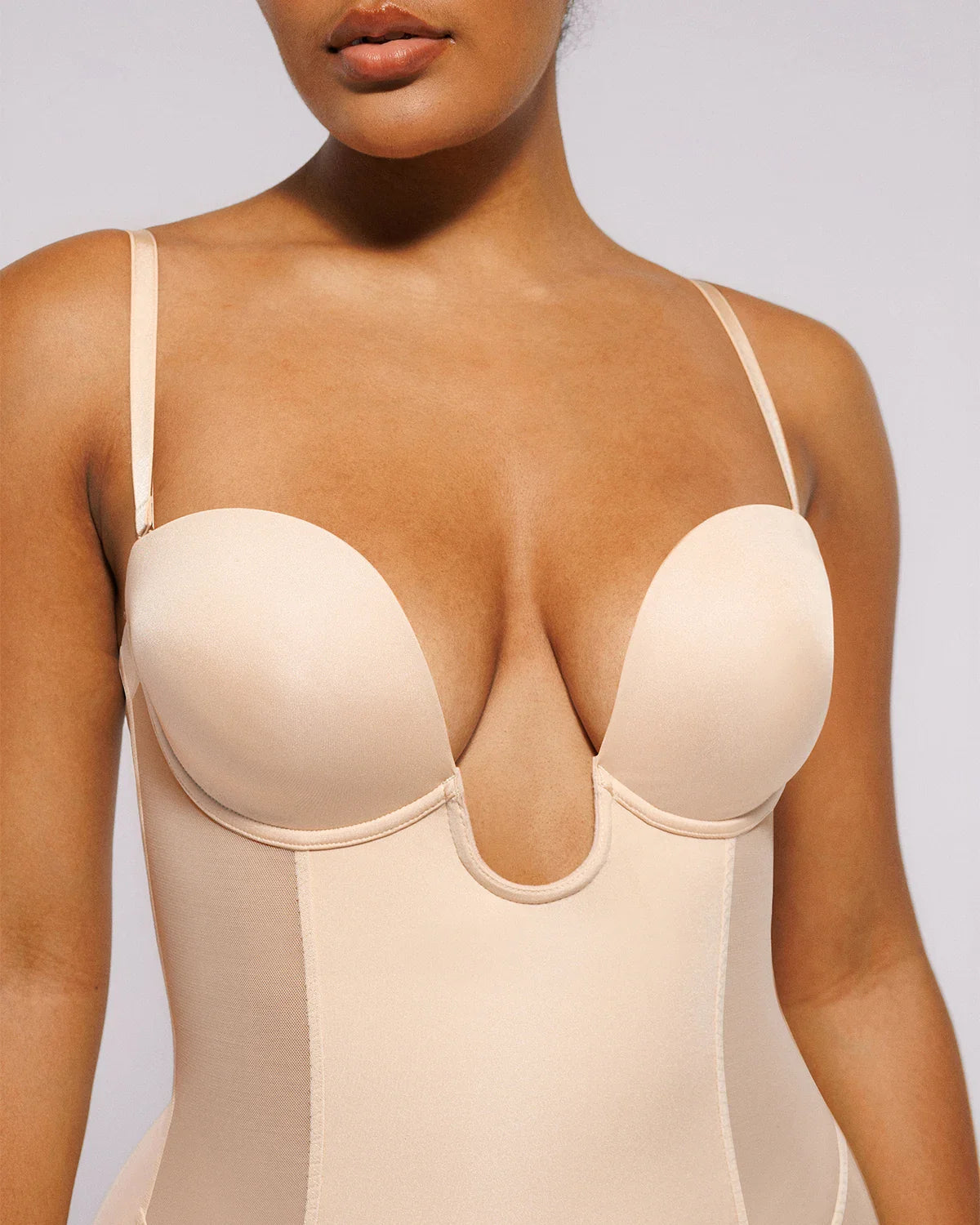 MeshSmootieh™ Deep Plunge Bodysuit