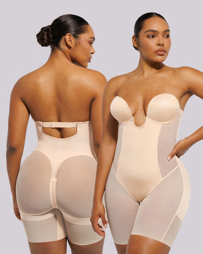 MeshSmootieh™ Deep Plunge Bodysuit