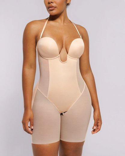 MeshSmootieh™ Deep Plunge Bodysuit