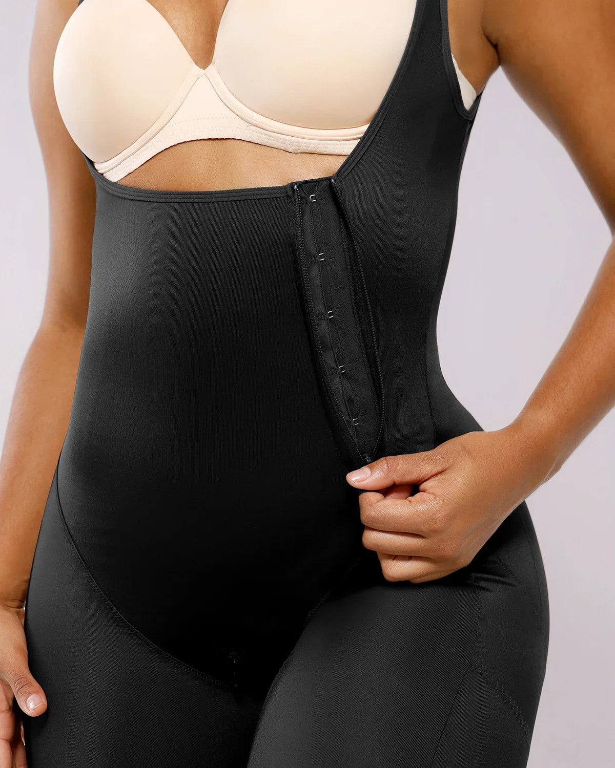 BOOT-YEAH™ SilkSculpt Open Bust Full Bodysuit