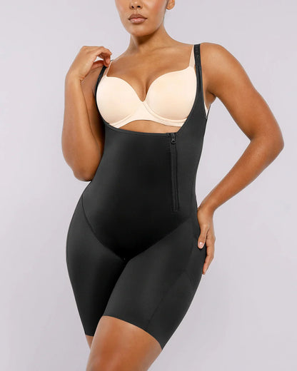 BOOT-YEAH™ SilkSculpt Open Bust Full Bodysuit