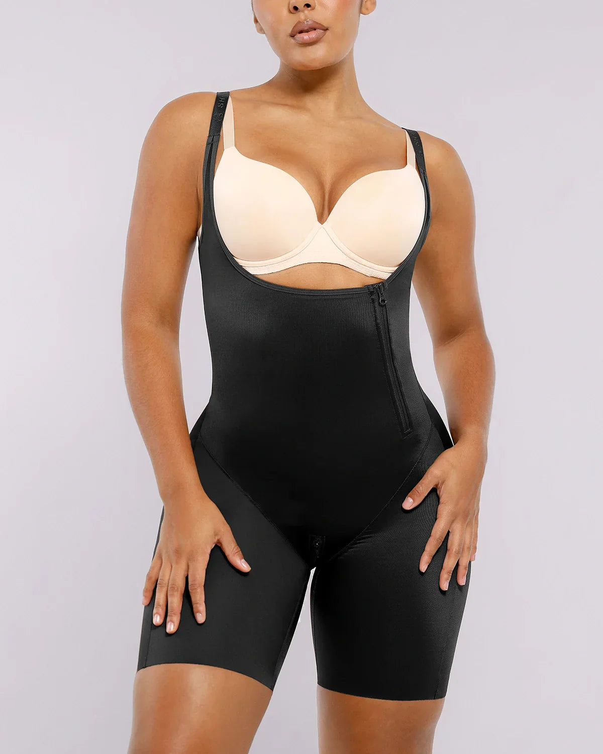 BOOT-YEAH™ SilkSculpt Open Bust Full Bodysuit