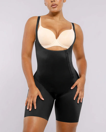 BOOT-YEAH™ SilkSculpt Open Bust Full Bodysuit