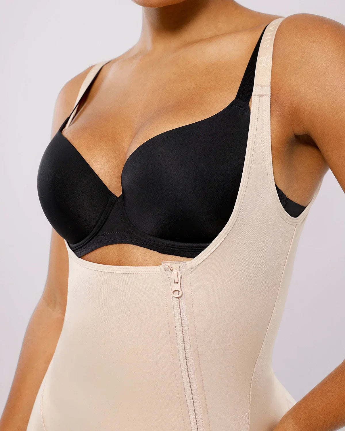 BOOT-YEAH™ SilkSculpt Open Bust Full Bodysuit