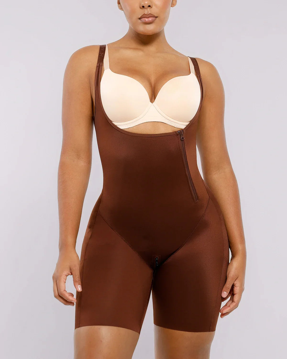 BOOT-YEAH™ SilkSculpt Open Bust Full Bodysuit