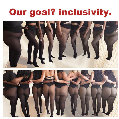 🎄 New Compression Magic Leggings – Fleece-Lined Warmth from XXS to 3XL❄️